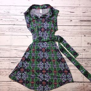 NWT VFISH BRAND SLEEVELESS PRINT DRESS